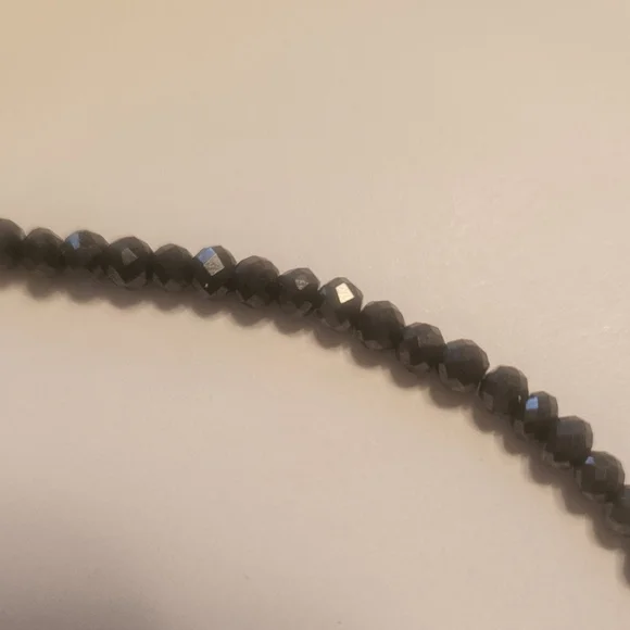 Black Natural Diamond 18 inch Necklace